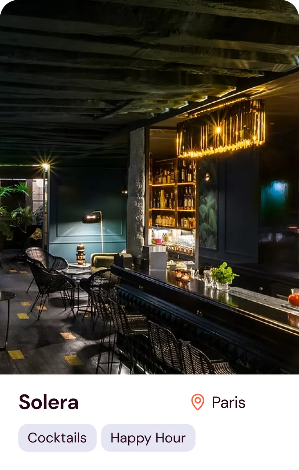 Preview van een aangesloten cafe